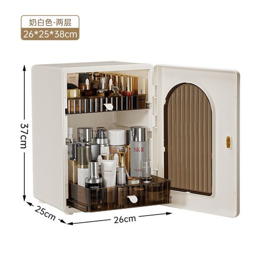 梳妆台口红化妆刷收纳盒大容量护肤口红化妆品收纳盒高级感