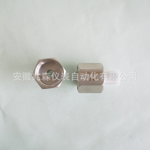 304不锈钢仪表变送器转换接头 G1/4外丝转G1/2内螺纹  2分外4分内