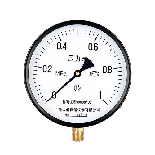 压力表Y150气压表水压表油压表液压表0-1.0/1.6/2.5mpa管道工业用
