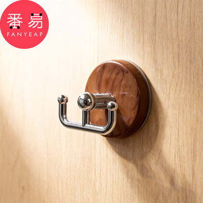 挂钩/吸盘/双钩A1pn008-双钩浴室挂钩免打孔家用门后挂衣钩粘钩
