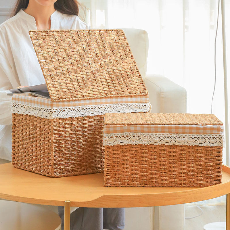 收纳箱收纳家用日式藤编桌面衣柜储物箱收纳盒收纳筐整理箱可折叠,3C数码配件,USB多功能数码宝,淘宝优惠券,粉丝福利购,淘宝优惠卷