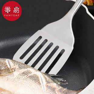 不锈钢AE1S242 锅铲 加厚铁铲家庭用厨房防烫炒菜炒勺煎铲漏勺厨