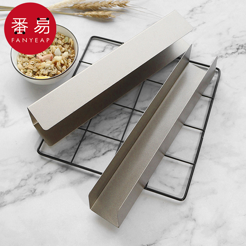 烘焙模具/饼干AB1S242-不粘糖霜家用按压式长方蔓越曲奇饼干模
