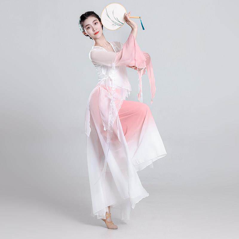 古典服舞蹈身飘逸中国舞练功服女韵纱衣仙古UGO风古典舞女服装演