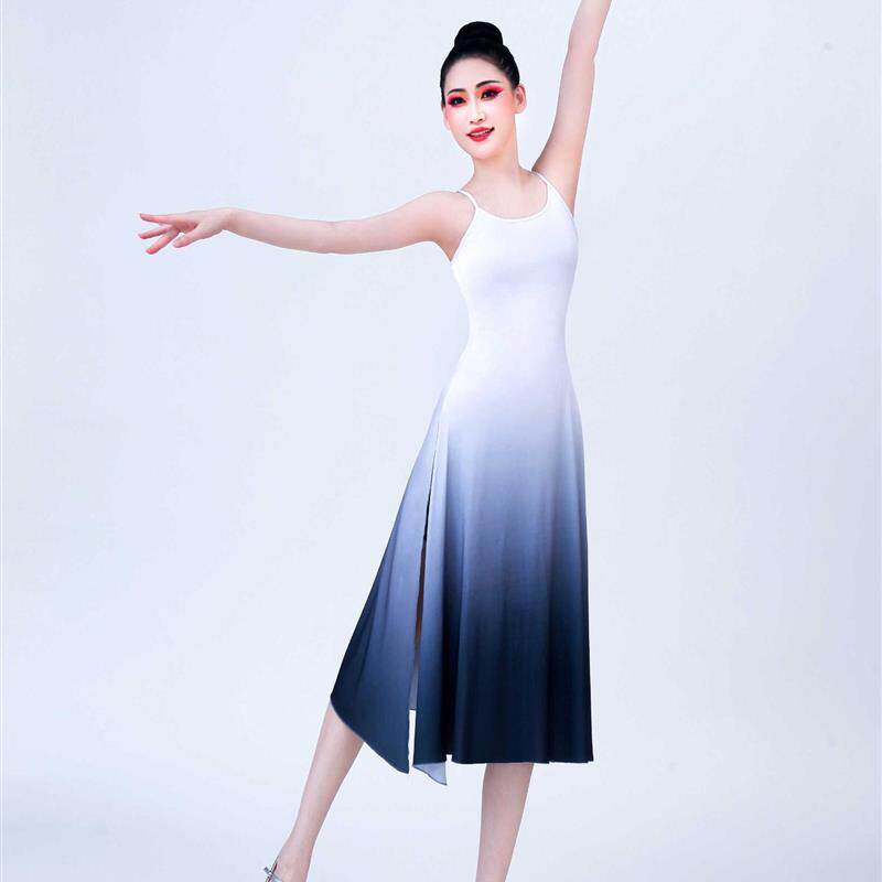 新舞蹈练习服现代芭蕾表演服摄影摄影美术考试汽车展览比赛女式服