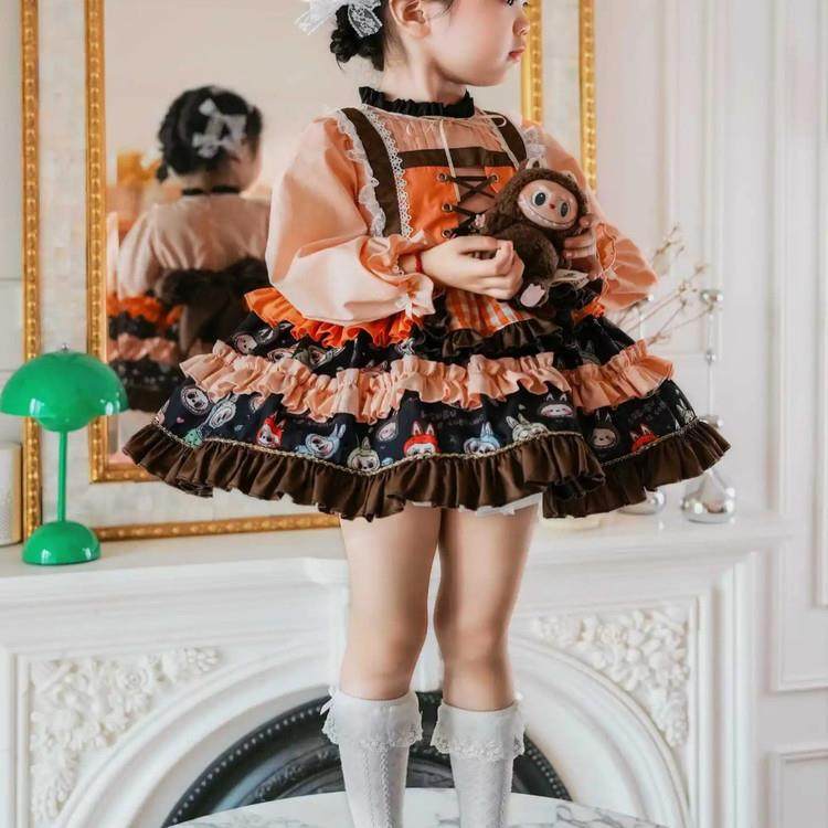 女童拉布布洛丽塔生日蓬蓬公主裙儿童万圣节卡通cos表演舞台礼服,女装/女士精品,连衣裙,淘宝优惠券,粉丝福利购,淘宝优惠卷