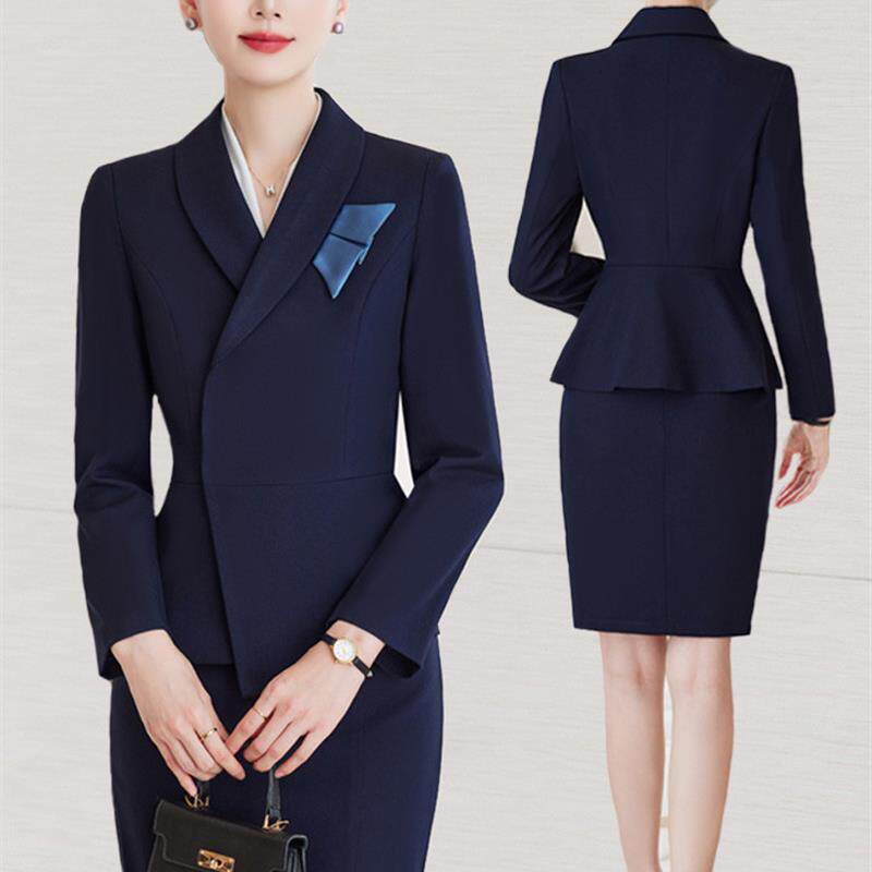 职业套装女气质正装酒店经理前台客服美容师珠宝店会所案场工作服