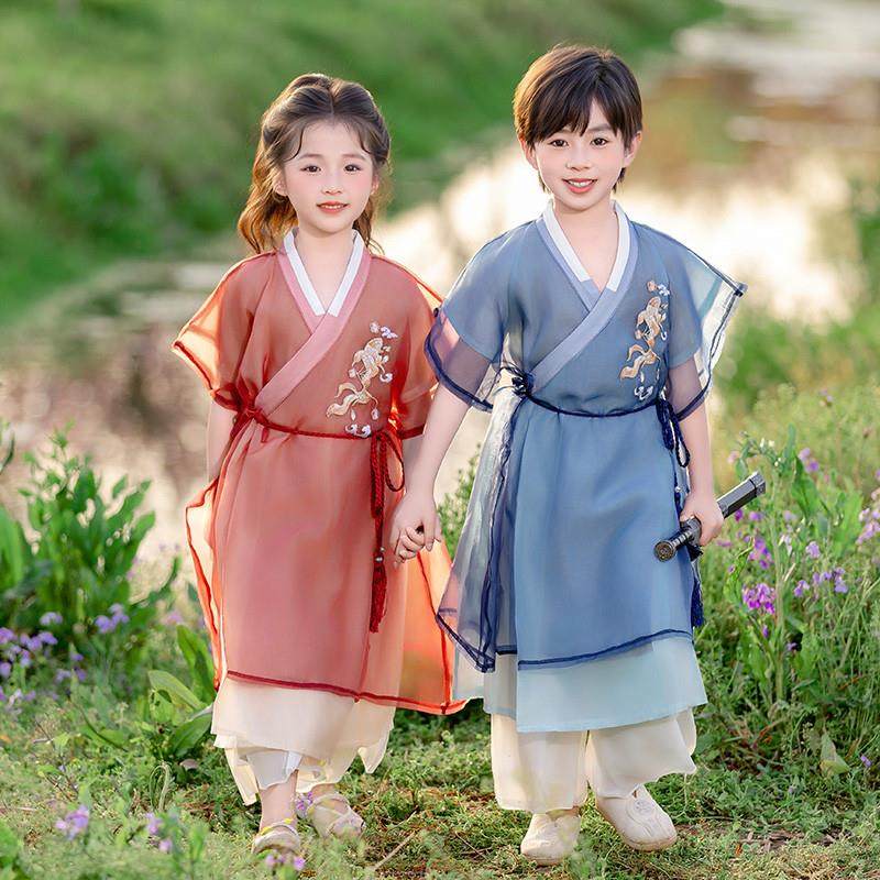 儿 童古典唐装表演服夏季男 童帅气古装朗诵幼儿园六一国风演出服,女装/女士精品,民族服装/舞台装,淘宝优惠券,粉丝福利购,淘宝优惠卷