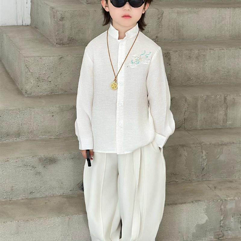 汉服男童帅气高级感儿童中式衬衫套装秋季新款2025男孩演出服唐装,童装/婴儿装/亲子装,唐装,淘宝优惠券,粉丝福利购,淘宝优惠卷