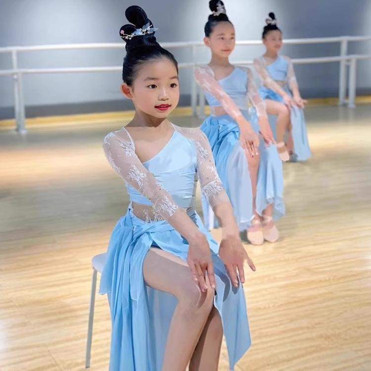 中国风纱衣踏浪古典舞舞蹈服春三月演出服芒种金晨同款飘逸风纱衣