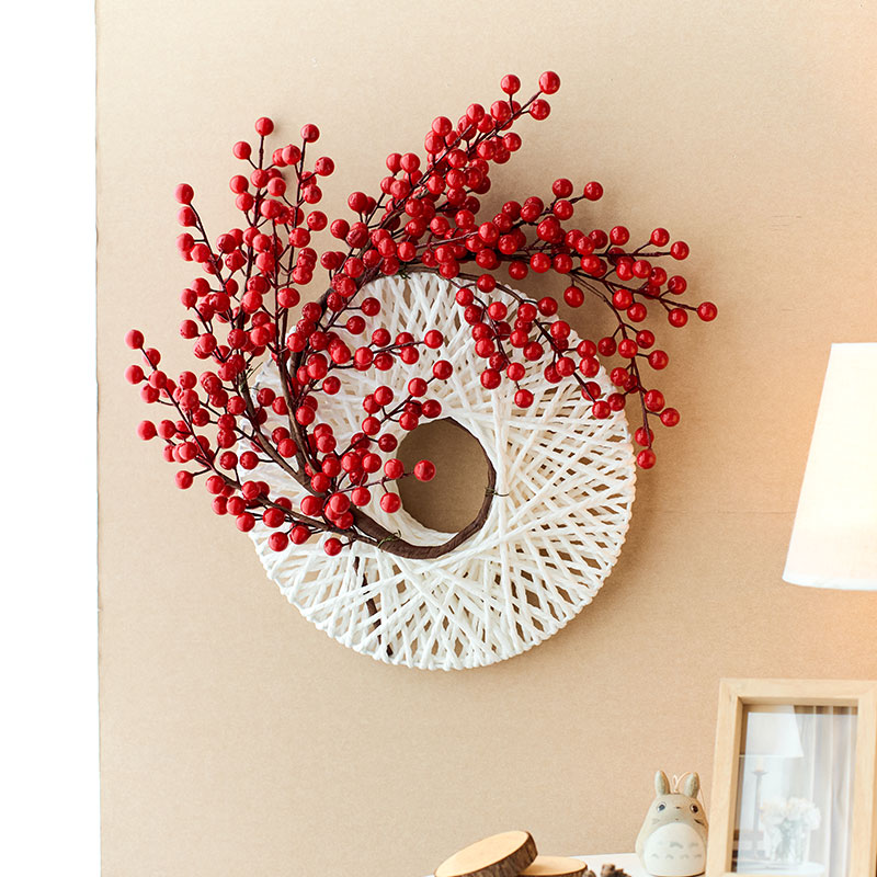 初若安然2025新年仿真花