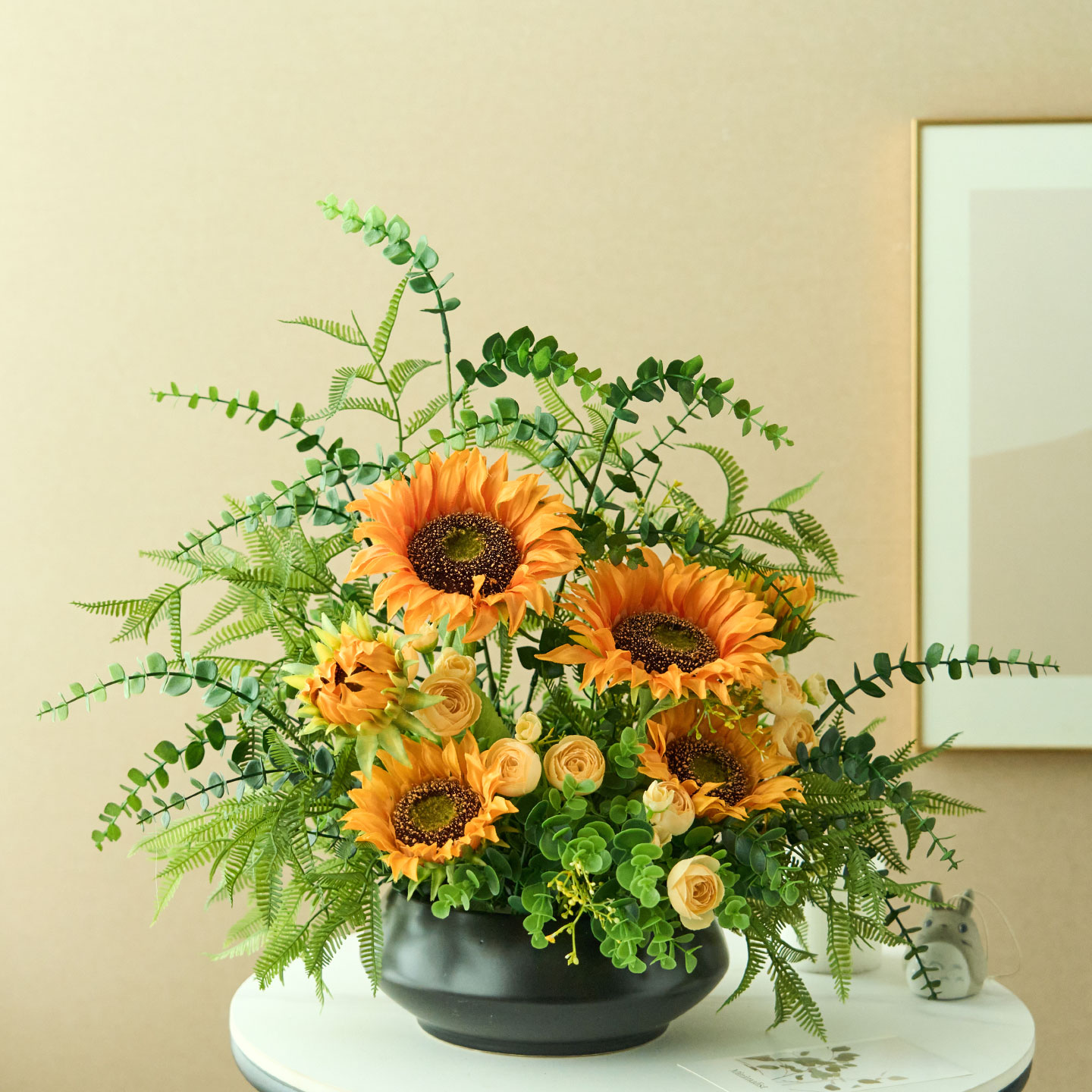 田园仿真花假向日葵装饰摆件