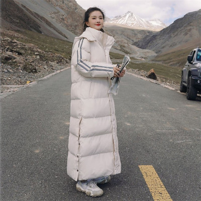 170高个子艺考生羽绒超长款棉服