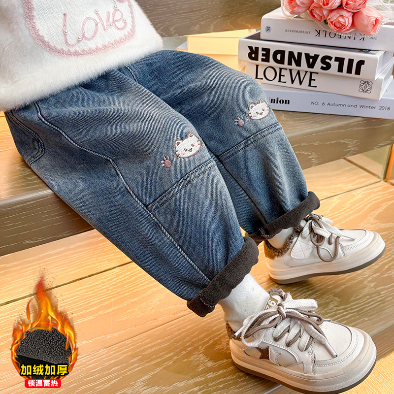 秋冬季女童洋气时髦学院风儿童