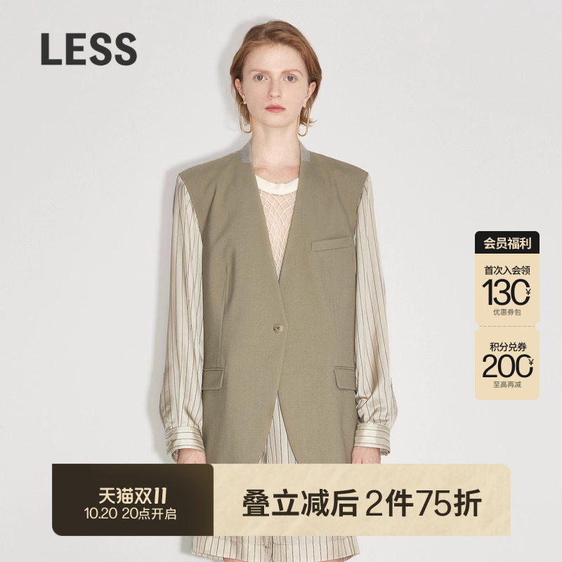 材质紧密，布面光洁，穿着具有廓形感且舒适