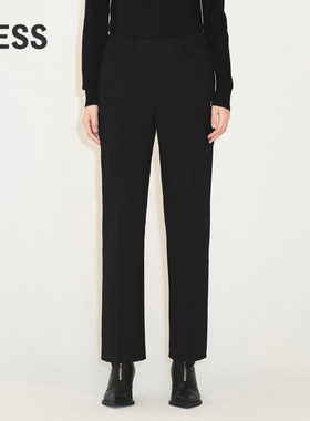 LESS裤子女气质简约通勤时尚休闲直筒西装长裤2M9E11220