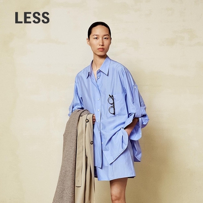 【商场同款/0压系列】LESS2025年秋新款直筒休闲短裤2P7E17650