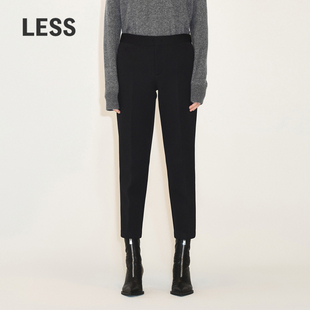 铅笔裤 LESS西装 通勤八分裤 女锥形高腰简约时尚 2MAE11120 裤