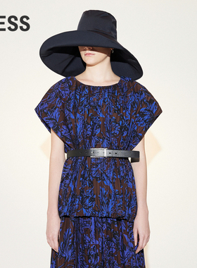 【精工系列】【度假系列】LESS春季撞色压褶衬衫2N3211740