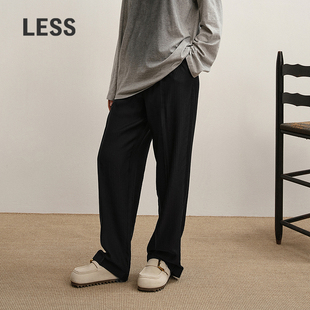 通勤直筒休闲裤 LESS2025年秋新款 XUN系列 2P8E18160 商场同款
