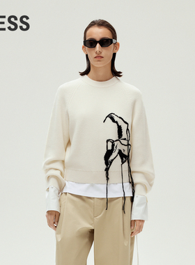 【商场同款】【精工系列】LESS24年春新款流苏针织衫2O1310550