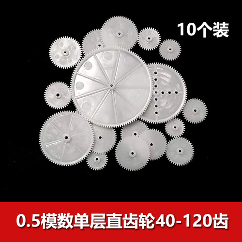 0.5模数单层齿轮40-120齿