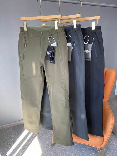 聚热加绒保暖软壳冲锋裤休闲裤男