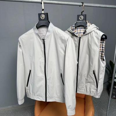 棒球领+连帽马甲时尚休闲夹克潮