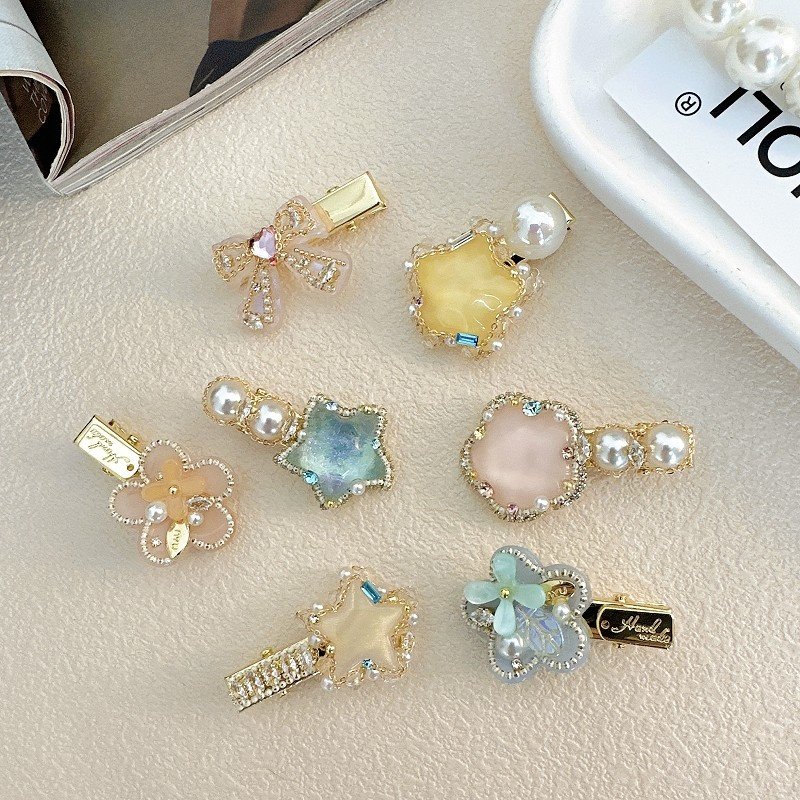 高颜值迷你小夹子精致一字夹发卡