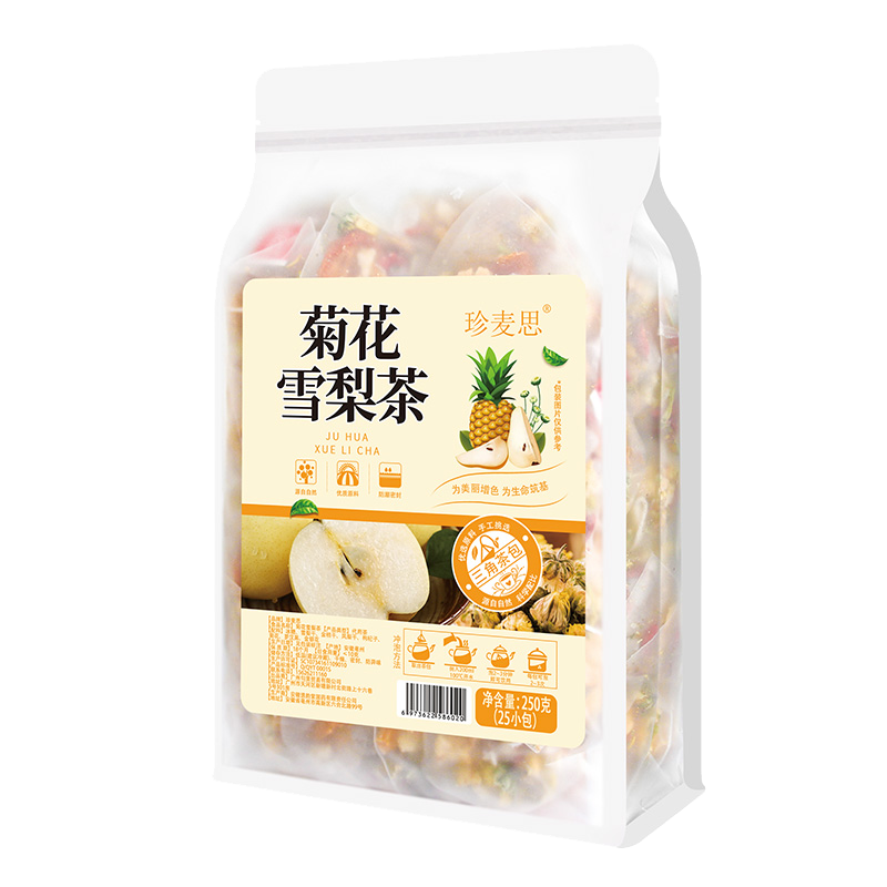 菊花雪梨茶水果茶包凤梨金桔干茶