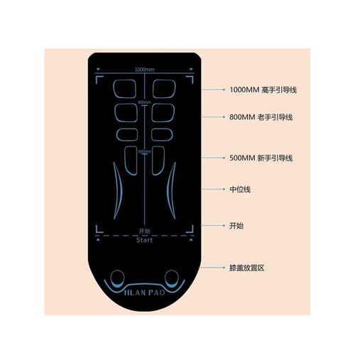 瑜伽垫健身垫家用健腹轮
