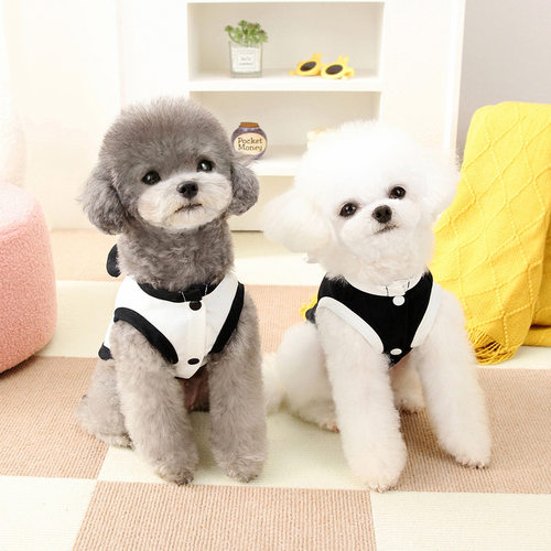 狗狗衣服春夏季T恤日韩猫咪衣服连帽卫衣宠物衣服夏装24大度熊T恤