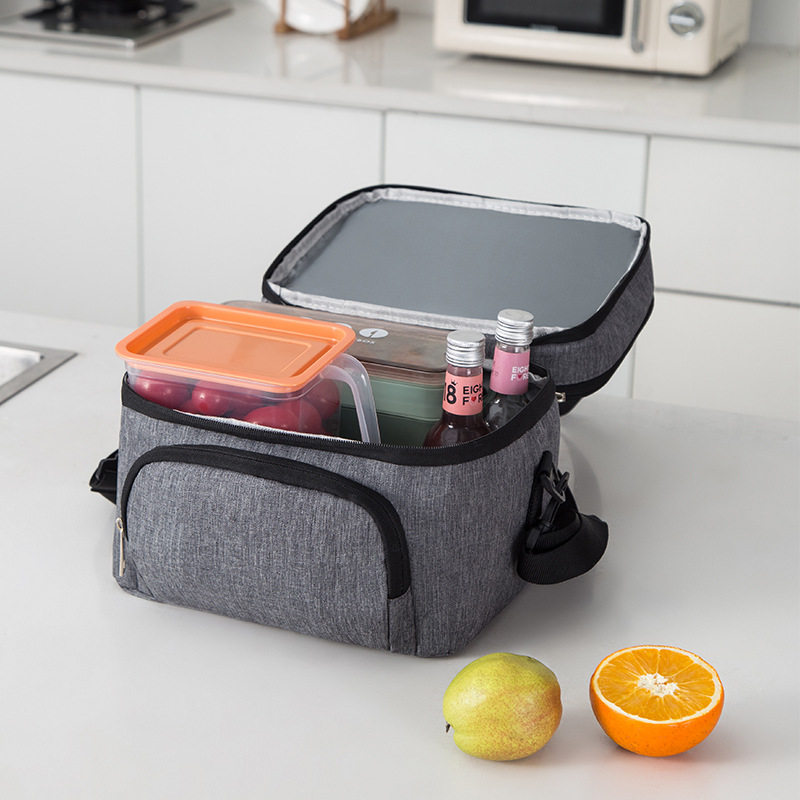 加厚午餐包双层保温便当包EVA热压防漏铝箔野餐包冰包收纳旅行