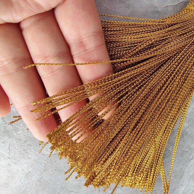 剪切灯具挂牌8股圆空芯金