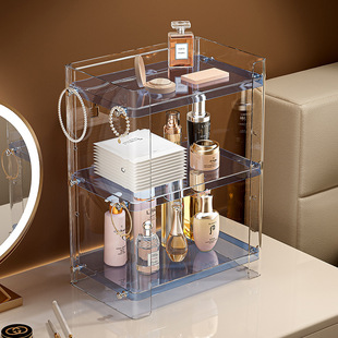 化妆品置物架浴室台面整理架桌面护肤品收纳架亚克力口红收纳盒