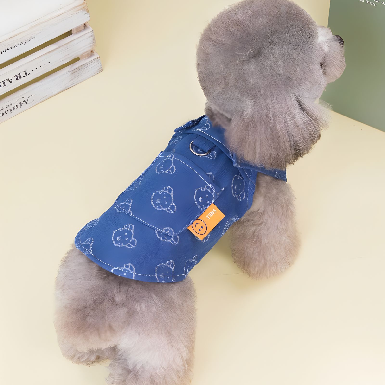 宠物衣服春夏季新款狗狗牛仔裙情侣装背带泰迪比熊小型犬猫咪夏装