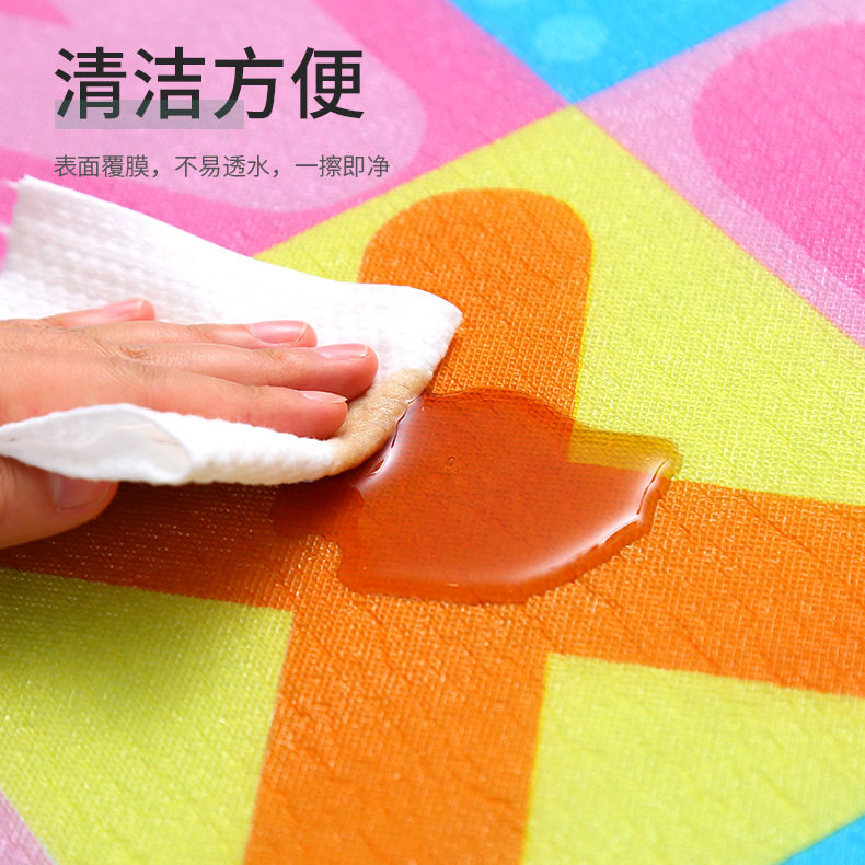 供应 婴儿童宝宝爬爬垫加厚泡沫户外泡沫防潮地垫折叠爬行垫
