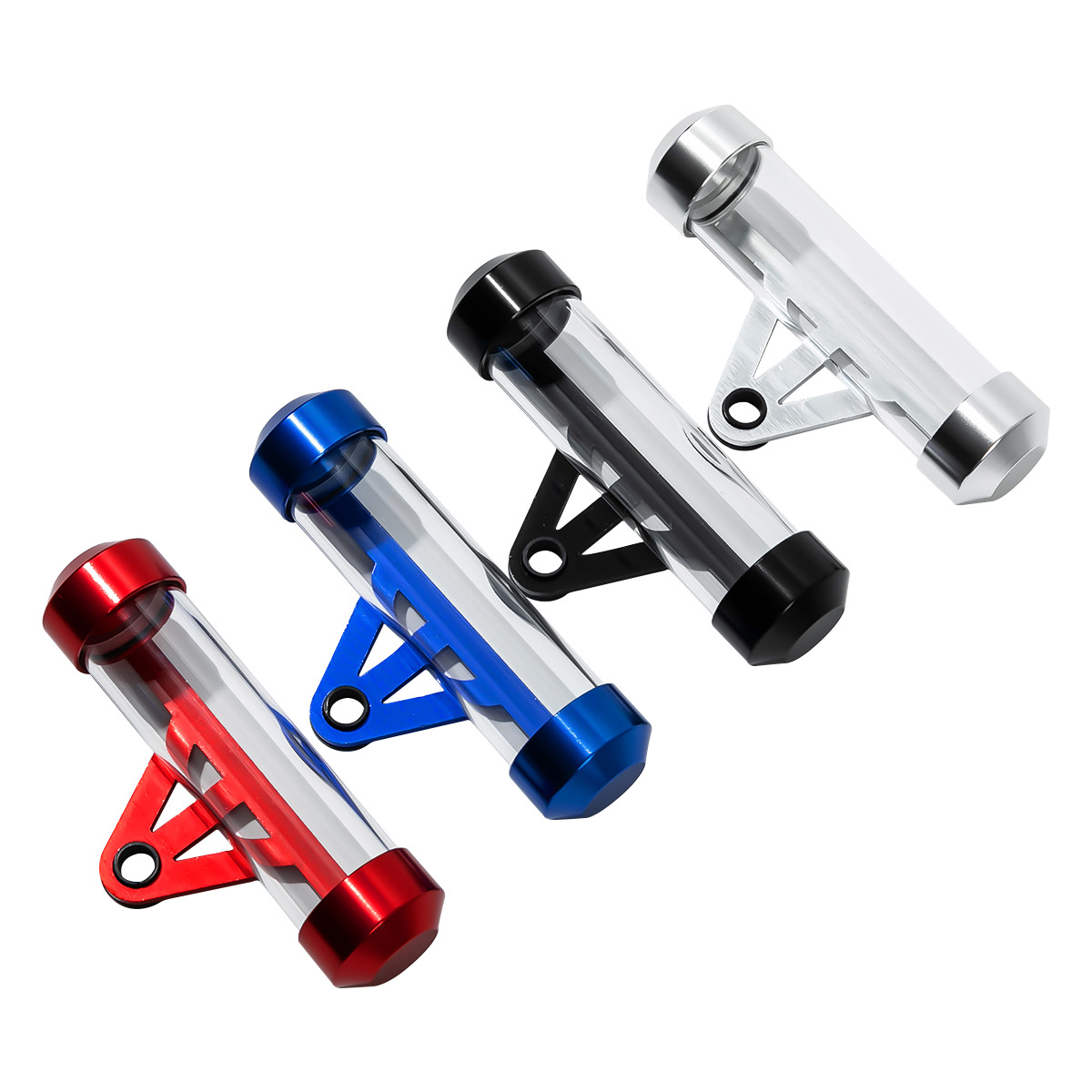 摩托车税牌亚克力管四色可选