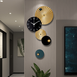 简约家用装 饰挂表创意2024新款 个性 时钟挂钟时尚 墙上高档现代钟表