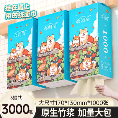 漫花小蛮熊悬挂式纸巾卡通提挂式