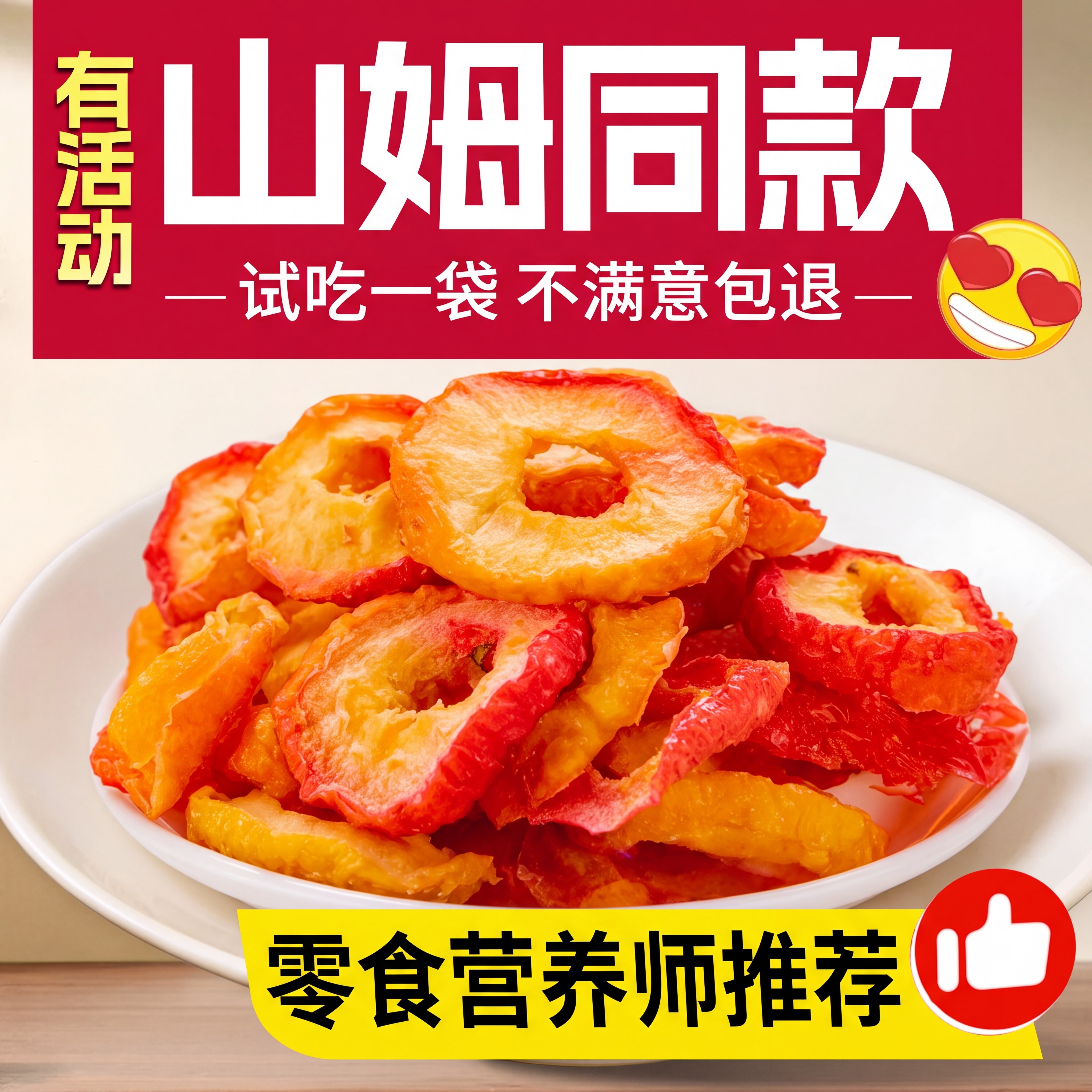 沙果干内蒙古干海棠果海红果脯无糖无添加新疆沙果孕妇吃酸零食04