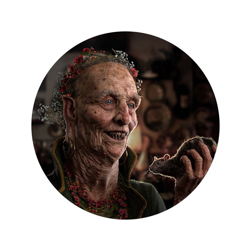 Maya/Zbrush教程影视角色芭芭雅嘎女巫传说视觉开发流程视频课程
