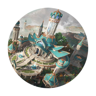 Blender/PS教程场景概念设计林海圣堂三辅二建模渲染合成视频课程