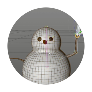 C4D教程角色身体面部绑定骨骼权重Xp节点案例实战教学视频课程