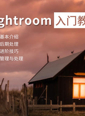 Lr教程2020零基础小白入门课程Lightroom摄影修图教学视频课程