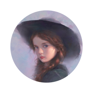 翼狐ps教程写实插画厚涂小女孩头像原画设计美宣笔刷教学视频课程