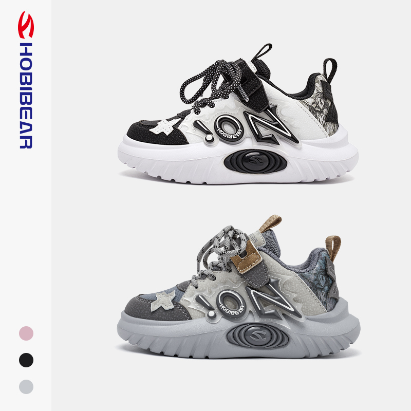 【西施姐姐推荐】哈比熊童鞋板鞋春秋季儿童跑步运动鞋AS8597G