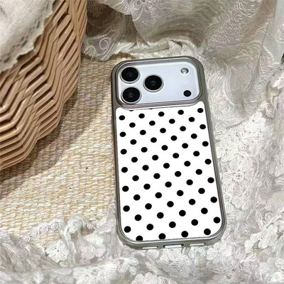 红波点磁吸防摔iPhone手机壳