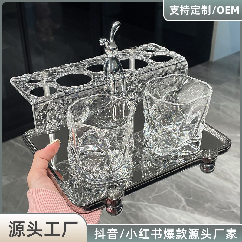 轻奢牙刷架子洗漱杯置物架卫生间台面漱口杯套装刷牙杯牙缸收纳架
