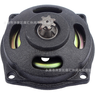 迷你摩托车ATV沙滩车配件四轮47 49CC两冲7齿25H链轮齿轮变速箱